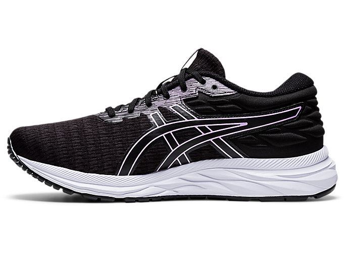 Black Asics GEL-Excite 7 Twist Women's Running Shoes | PVQF3348