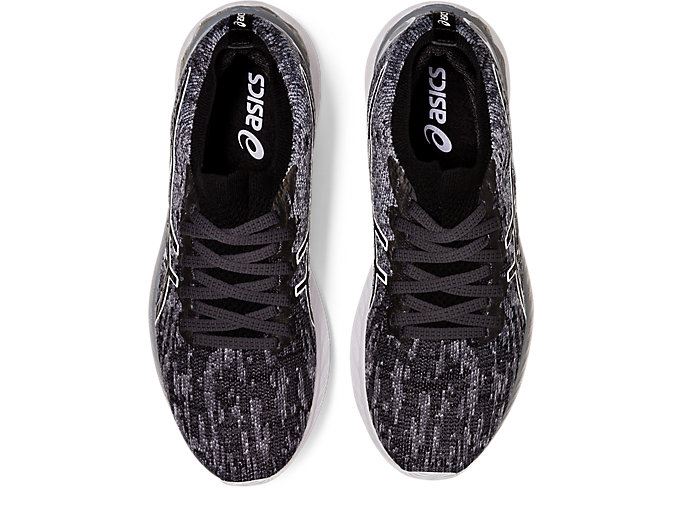 Black Asics GEL-NIMBUS 23 KNIT Women's Running Shoes | FINB6258