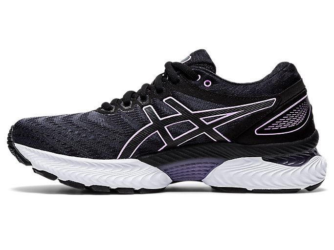 Black Asics GEL-Nimbus 22 Women's Running Shoes | GNJX6643