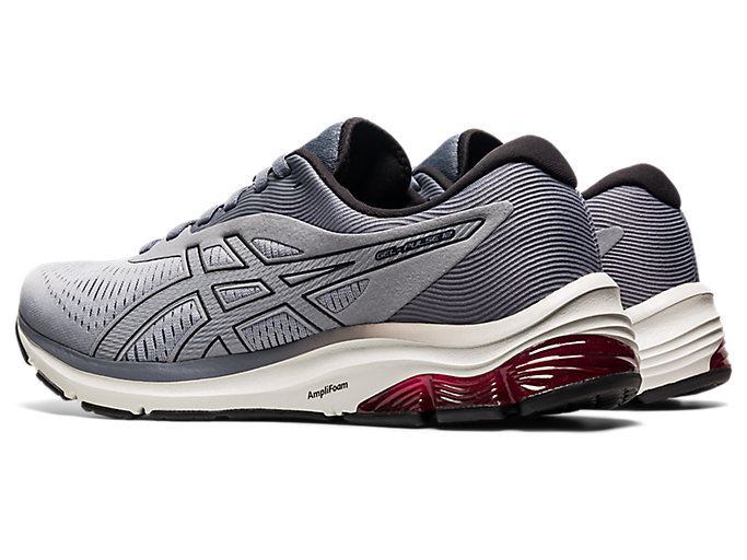 Black Asics GEL-PULSE 12 Men's Running Shoes | BATU3828