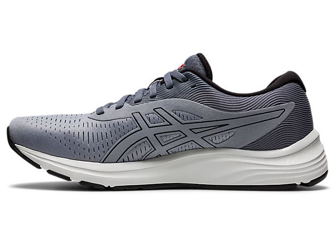 Black Asics GEL-PULSE 12 Men's Running Shoes | BATU3828