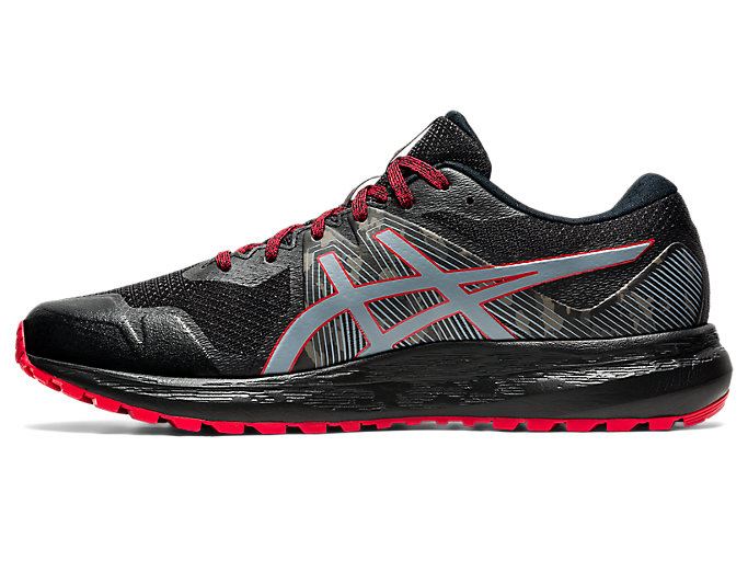 Black Asics GEL-SCRAM 6 Men's Trail Running Shoes | CAYM0711