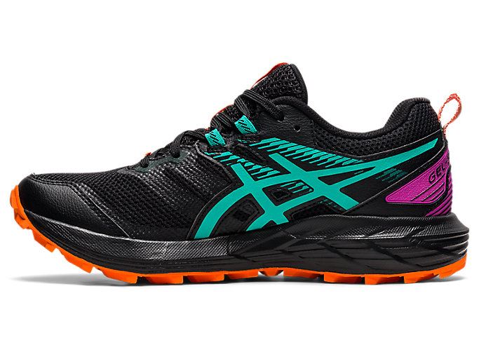 Black Asics GEL-SONOMA 6 Women's Trail Running Shoes | MTED1407