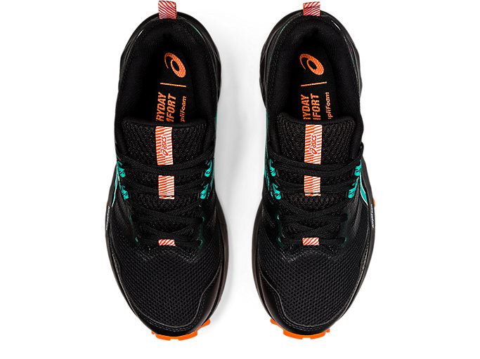 Black Asics GEL-SONOMA 6 Women's Trail Running Shoes | MTED1407