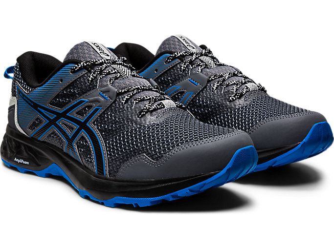 Black Asics GEL-Sonoma 5 (4E) Men's Trail Running Shoes | FOSW3461