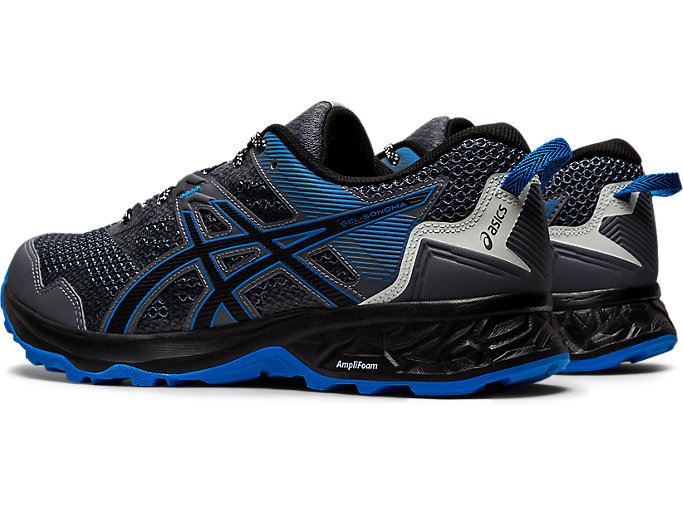 Black Asics GEL-Sonoma 5 (4E) Men's Trail Running Shoes | FOSW3461