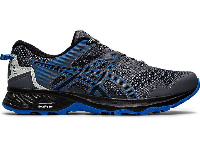 Black Asics GEL-Sonoma 5 (4E) Men\'s Trail Running Shoes | FOSW3461