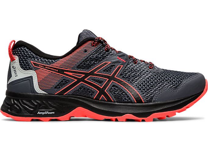 Black Asics GEL-Sonoma 5 Women\'s Trail Running Shoes | IGER7034