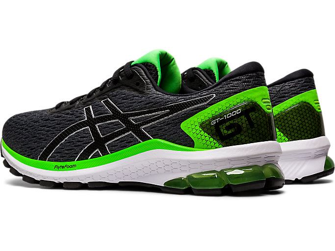 Black Asics GT-1000 9 Men's Running Shoes | IDUJ3665