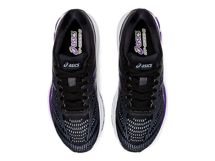 Black Asics GT-2000 8 Women's Running Shoes | QEFO0781