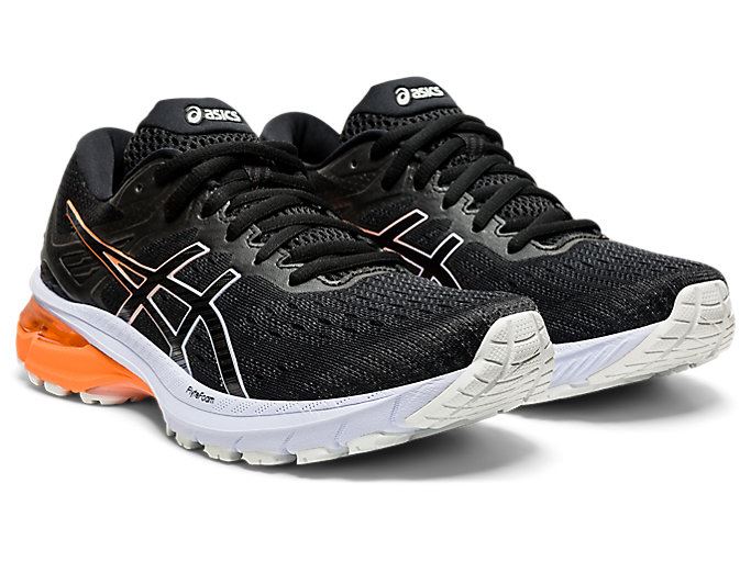 Black Asics GT-2000 9 (D) Women's Running Shoes | YMMO9139