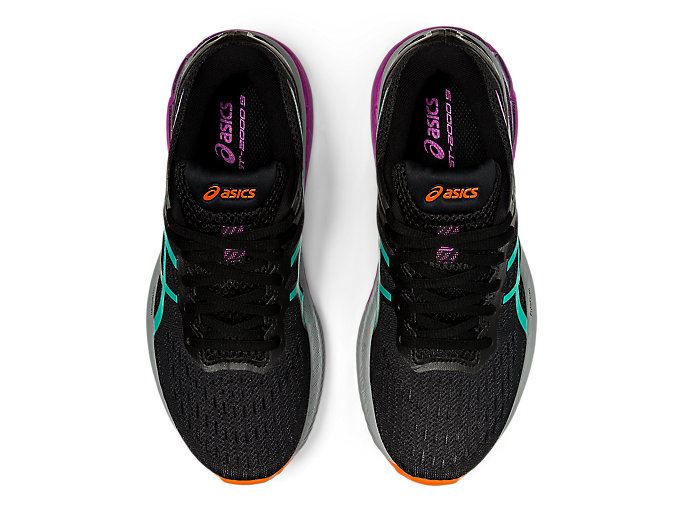 Black Asics GT-2000 9 TRAIL Women's Trail Running Shoes | HRNW7443