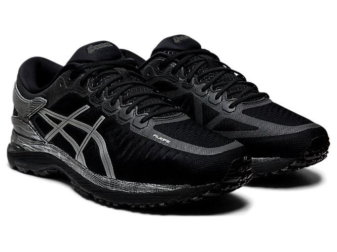 Black Asics Metarun Men's Running Shoes | HPBS5095