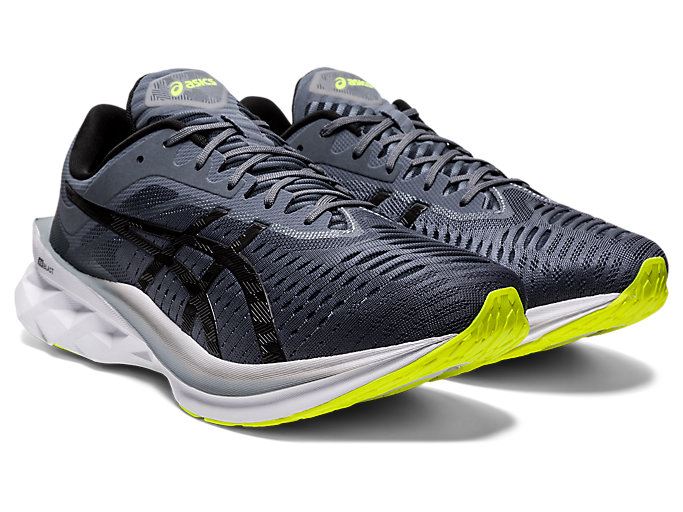 Black Asics NOVABLAST Men's Running Shoes | PWUZ5659