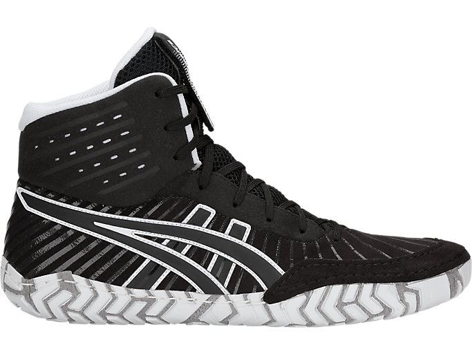 Black / Black Asics Aggressor 4 Men's Wrestling Shoes | SLFF5107