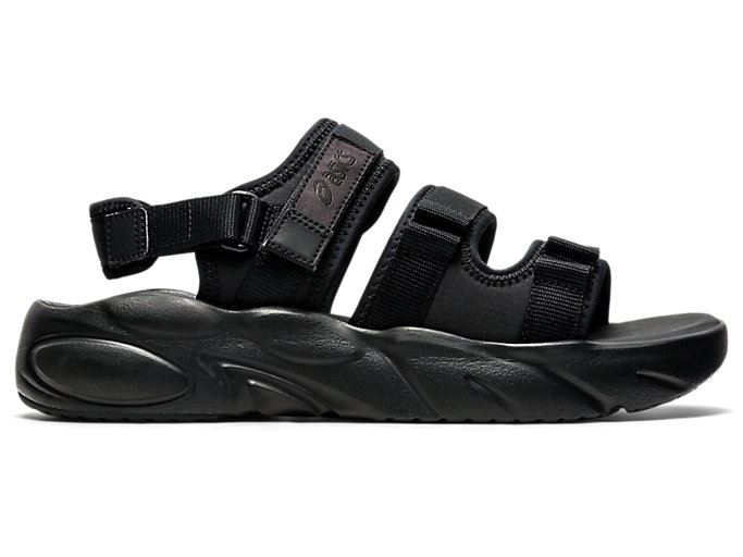 Black / Black Asics GEL-BONDAL Men\'s Sandals | UQYY6378