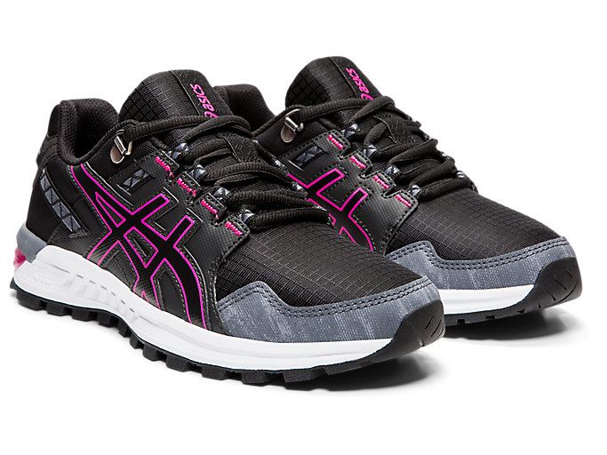 Black / Black Asics GEL-CITREK Women's Sneakers | AKBP6563