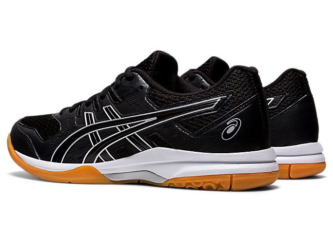 Black / Black Asics GEL-FURTHERUP Women's Volleyball Shoes | LEIA0440