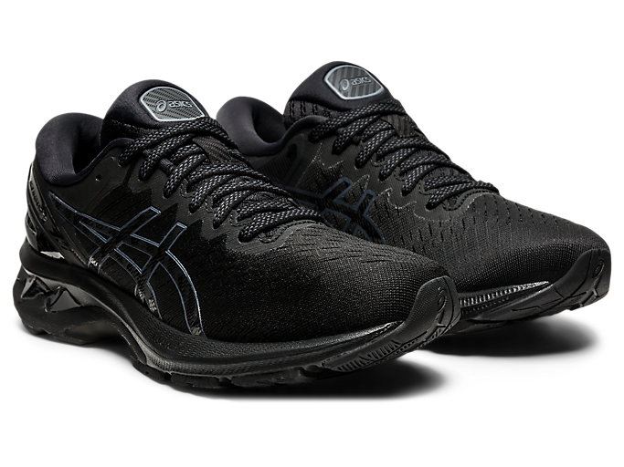 Black / Black Asics GEL-KAYANO 27 Women's Running Shoes | APYU9983