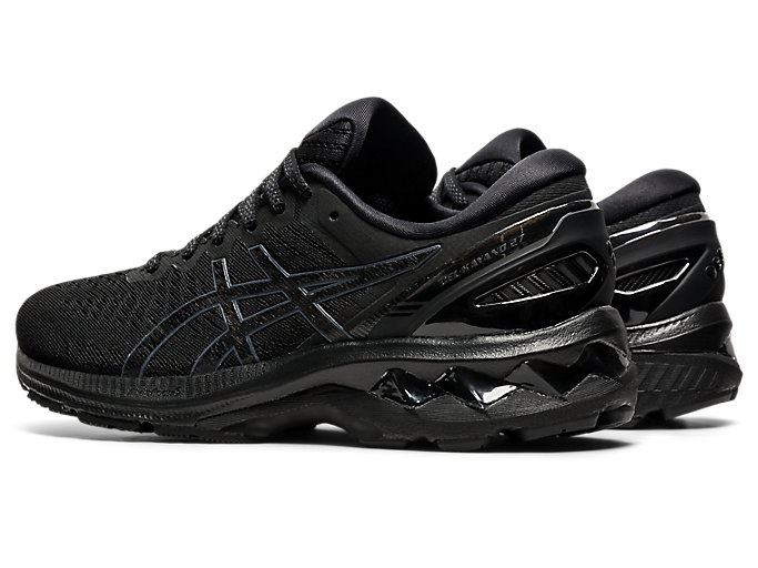 Black / Black Asics GEL-KAYANO 27 Women's Running Shoes | APYU9983