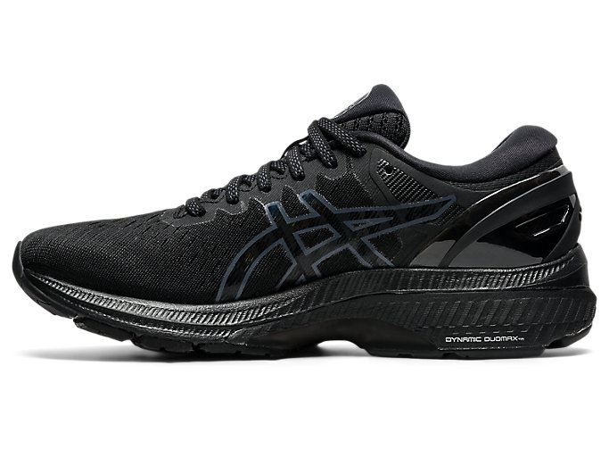 Black / Black Asics GEL-KAYANO 27 Women's Running Shoes | APYU9983