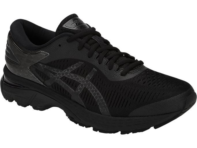 Black / Black Asics GEL-Kayano 25 Men's Running Shoes | AZJZ0401