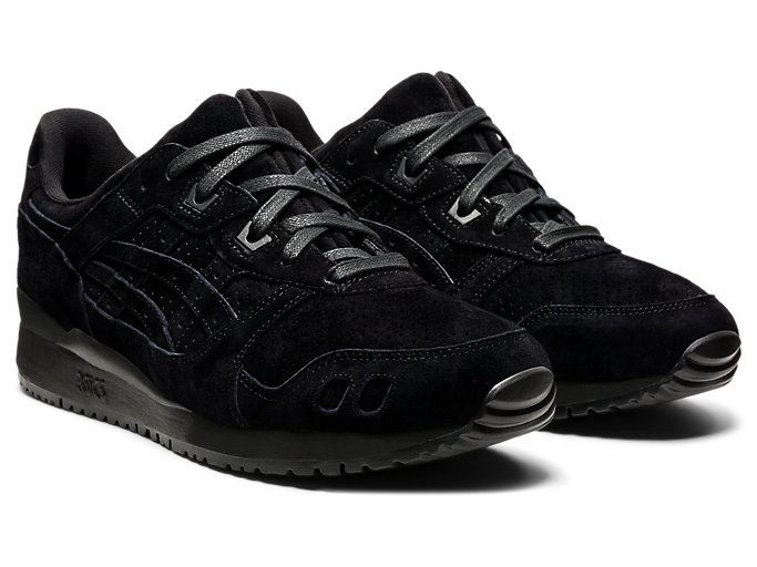 Black / Black Asics GEL-Lyte III Men's Sneakers | AJDG6922