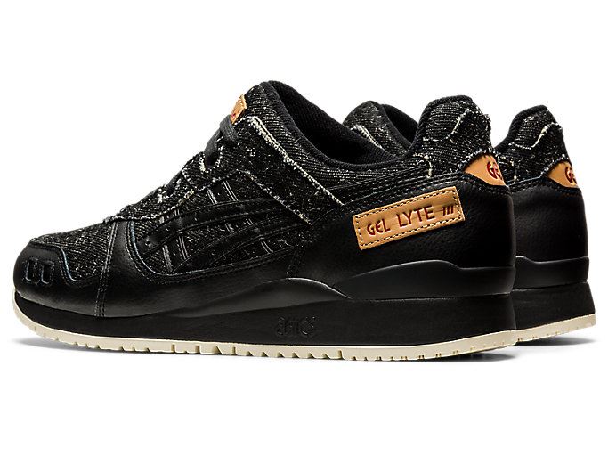 Black / Black Asics GEL-Lyte III Men's Sneakers | DUXN6898