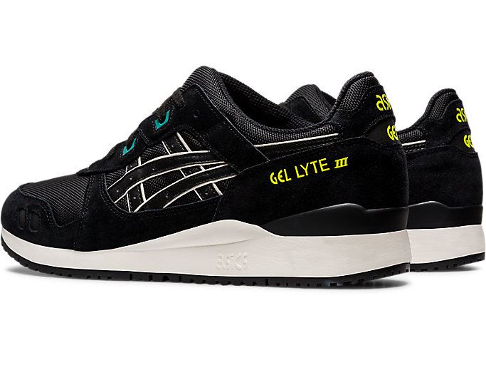 Black / Black Asics GEL-Lyte III Men's Sneakers | YZXI5999