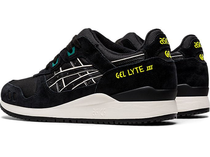 Black / Black Asics GEL-Lyte III Women's Sneakers | GJVU7156