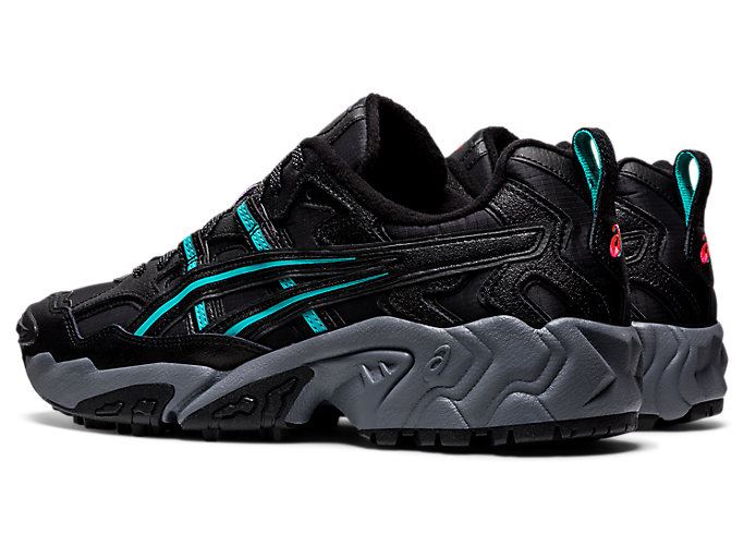 Black / Black Asics GEL-NANDI OG Men's Sneakers | THRE4837