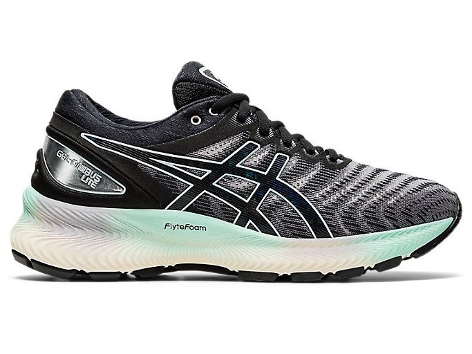 Black / Black Asics GEL-NIMBUS LITE Women\'s Running Shoes | WBDG0260