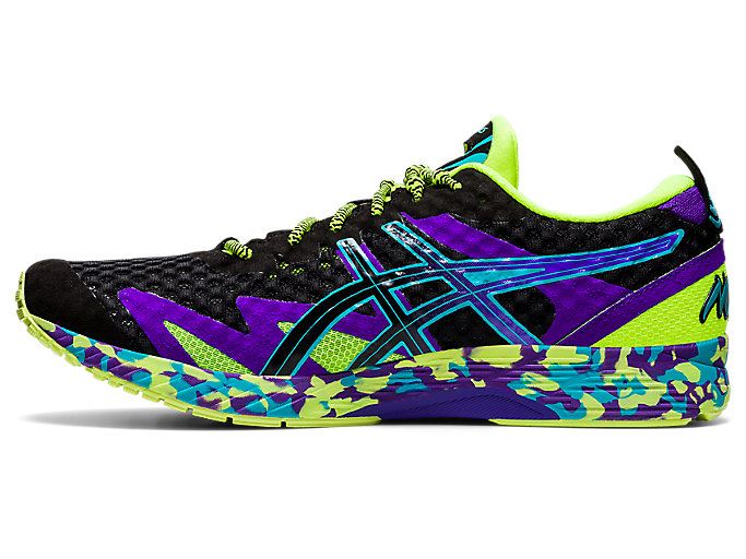 Black / Black Asics GEL-NOOSA TRI 12 Men's Running Shoes | STOU4380