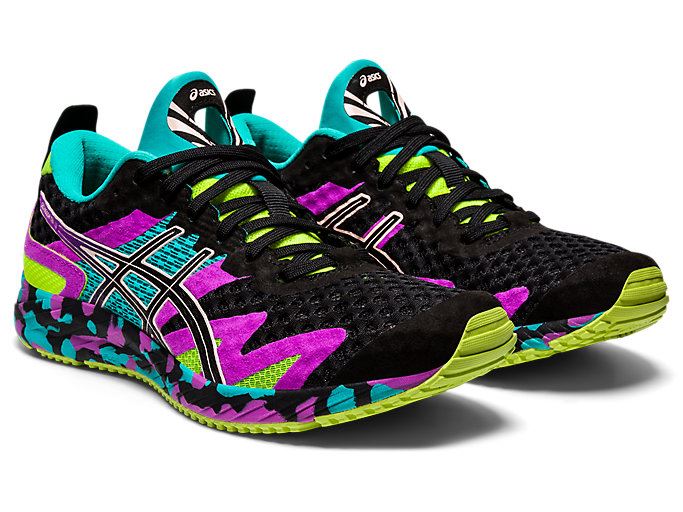 Black / Black Asics GEL-NOOSA TRI 12 Women's Running Shoes | UGRG4821