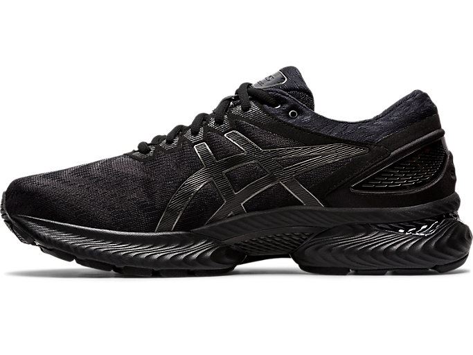 Black / Black Asics GEL-Nimbus 22 Men's Running Shoes | OJWG0563