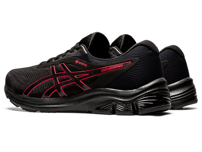 Black / Black Asics GEL-PULSE 12 G-TX Men's Running Shoes | VMWV1007