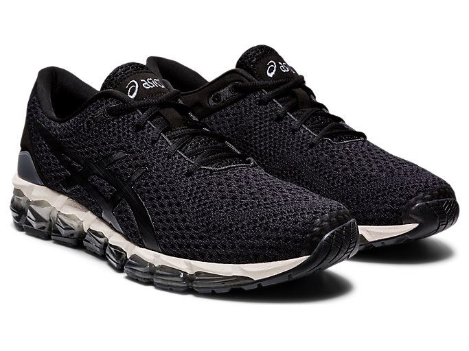 Black / Black Asics GEL-QUANTUM 360 5 KNIT Women's Sneakers | BIQV2249