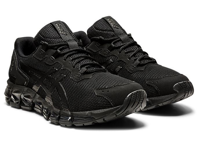 Black / Black Asics GEL-QUANTUM 360 6 GS Kids' Sneakers | DECX9574