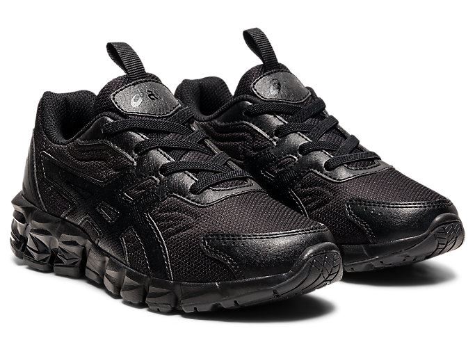 Black / Black Asics GEL-QUANTUM 90 3 PS Kids' Sneakers | FBJX9805