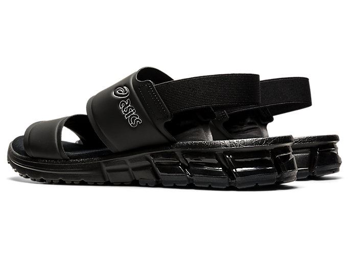 Black / Black Asics GEL-QUANTUM 90 SD FO Women's Sandals | IQOP7021