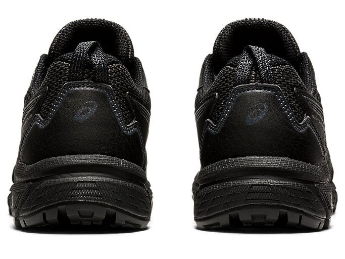 Black / Black Asics GEL-VENTURE 8 (4E) Men's Trail Running Shoes | ANEZ8416