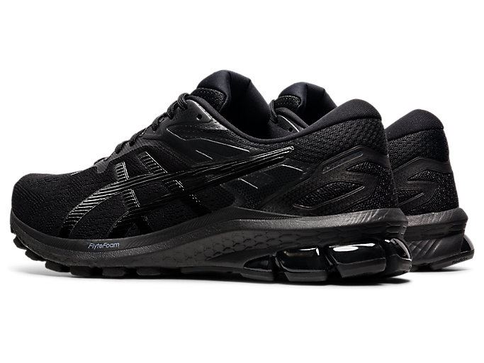 Black / Black Asics GT-1000 10 Men's Running Shoes | EQQS4631