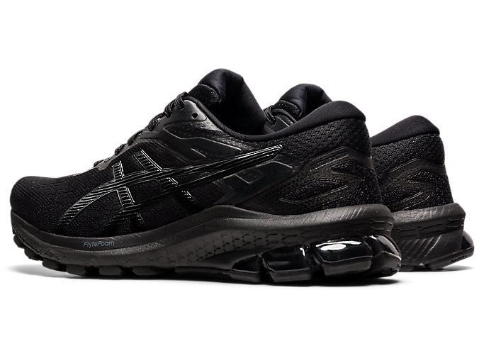 Black / Black Asics GT-1000 10 Women's Running Shoes | IXZJ7834