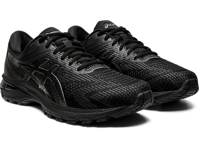 Black / Black Asics GT-2000 8 Men's Running Shoes | OKTR2770