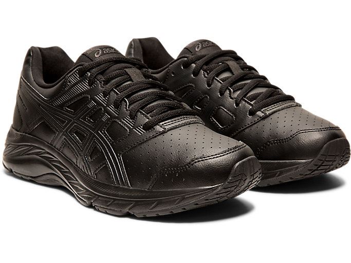 Black / Black Asics Gel-CONTEND 5 Walker (D) Women's Sneakers | NNPQ8376