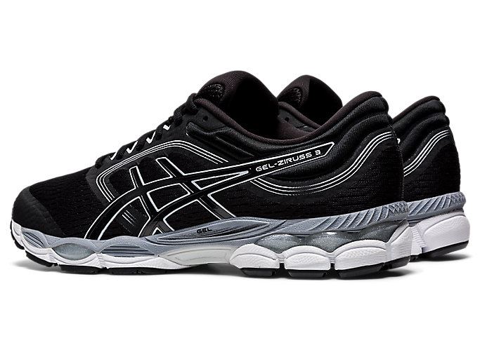 Black / Black Asics Gel-Ziruss 3 MX Men's Running Shoes | UNTW9612