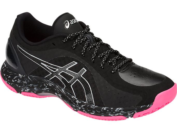 Black / Black Asics NETBURNER SUPER FF Women's Volleyball Shoes | HUYV1881