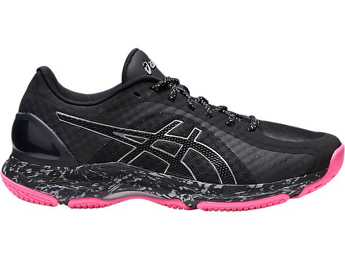 Black / Black Asics NETBURNER SUPER FF Women\'s Volleyball Shoes | HUYV1881