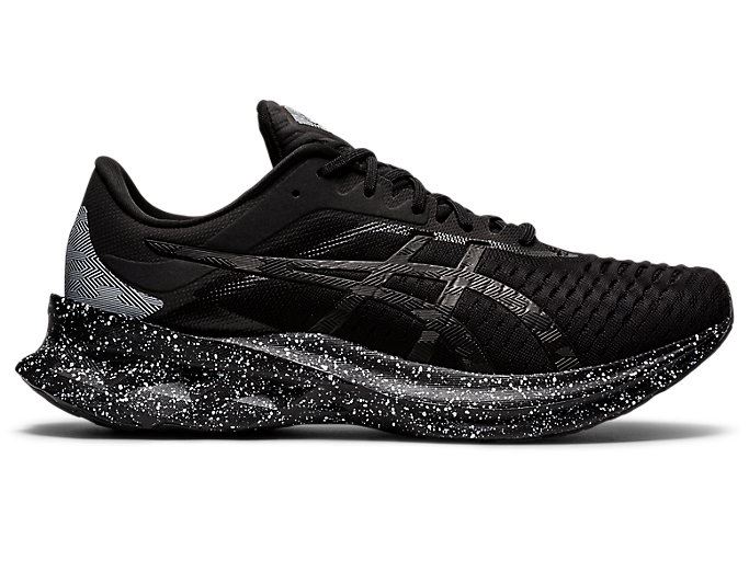 Black / Black Asics NOVABLAST Men\'s Running Shoes | GZAP8958