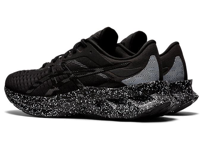 Black / Black Asics NOVABLAST Women's Running Shoes | FCRH0590